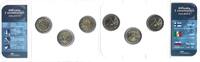Speciale 2 euromunten Officiële 2 Euromunten collectie KNM Finland 2009 - Italië 2011 - Slovenië 2012 -