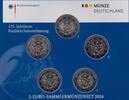 Speciale 2 euromunten 10 euro 2 Euro Duitsland 2024 ADFG & J 'Pauluskerk' -