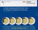 Speciale 2 euromunten 10 euro 2 Euro Duitsland 2024 ADFG & J 'Pauluskerk' -