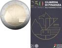 Speciale 2 euromunten 2 Euro Italië 2024 '250ste verjaardag opening Guardia Finanza in coincard -