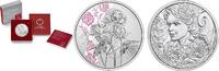 Oostenrijk 10 euro Oostenrijk 2024 10 Euro 'Pioenroos' Zilver -