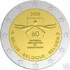 Speciale 2 euromunten 2 Euro België 2008 60 jaar mensenrechten -