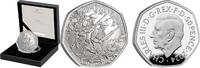 Verenigd Koninkrijk 50 pence Groot Brittannië 2024 50 Pence '80th Anniversary of D-Day' Zilver -