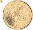 San Marino San Marino 2021 5 Euro Zodiac-Waterman -
