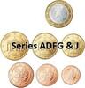 Duitsland Series2012 ADFGJ Zonder de 2 euromunt -