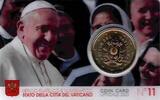 Vaticaan Vaticaan 2020 50 Cent in coincard Nummer 11 -