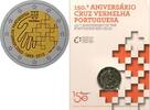 Portugal 2 Euro2015 150 jaar Portugese Rode Kruis in blister -