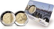 Nederland 2 euro2017 met MMT Sint Servaasbrug in coincard -
