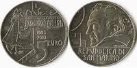 San Marino San Marino 2013 5 Euro Frederico Fillini Zilver -