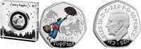 Verenigd Koninkrijk 50 pence Groot Brittannië 2025 50 Pence 'Mary Poppins' Zilver -