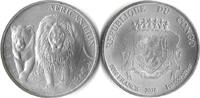 Congo Dem Rep Congo 2016 5000 Francs African Lion Zilver -