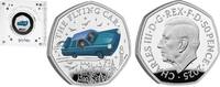 Verenigd Koninkrijk 50 pence Groot Brittannië 2025 50 Pence 'Harry Potter - The flying car' Zilver -