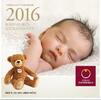 Oostenrijk set2016 Babyset met de 2 euro 200 jaar nationale bank -