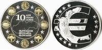 Slowakije 2008 10 Jaar Euro penning Verzilverd -
