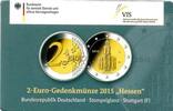 Duitsland 2 euro2015 F Hessen in Coincard -