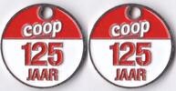 Winkelwagen munt Nederland COOP 125 jaar -
