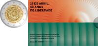 Speciale 2 euromunten 2 euro 2 euro Portugal 2024 '50ste verjaardag van de Anjerrevolutie' -