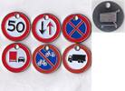 Winkelwagenmunt Nederland 6 diverse Verkeersborden 1 -