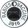 Winkelwagen munt Nederland Merial rabies vaccine 2010 -