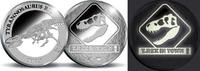 Nederland 2016 Penning T.Rex zilver Glow in de dark -