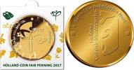 Nederland 2017 Holland Coin Fair Penning in munthouder -