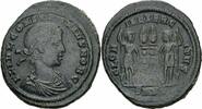 Römisches Kaiserreich Follis Constantius II Follis Nicomedia 330-335 GLORIA EXERCITVS Soldaten RIC 191 - R1 -