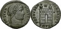 Römisches Kaiserreich Follis Constantin I Follis Thessalonica 326-328 PROVIDENTIAE AVGG Lagertor RIC 153 / 5 -