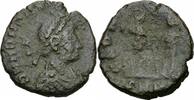 Römisches Kaiserreich Centenionalis Honorius Centenionalis Cyzicus 408-423 GLORIA ROMANORVM Theodosius II RIC 403 -