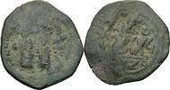 Byzanz Follis Byzanz Heraclius Follis Konstantinopel Constantinus Fehlprägung Phocas Sear 805 -