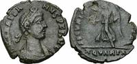 Römisches Kaiserreich Centenionalis Gratianus Æs3 Rom 367-375 SECVRITAS REIPVBLICAE Victoria RIC 24 (c) xii (b) - S -