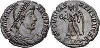 Römisches Kaiserreich Centenionalis Valentinianus I Aquileia Bronze SECVRITAS REIPVBLICAE Victoria 12 (a) xvii (b) -