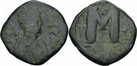 Byzanz Follis Byzanz Justinus I Follis Constantinopolis 518-522 Kreuz Halbmond Justin Sear 65 -
