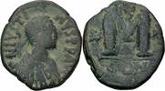 Byzanz Follis Byzanz Justinus I Follis Constantinopolis 522-527 Stern Kreuz Justin Sear 63 / 1 -
