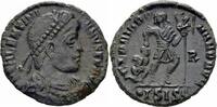 Römisches Kaiserreich Centenionalis Valentinianus I Centenionalis Siscia 367-375 GLORIA ROMANORVM Labarum RIC 14 a x -