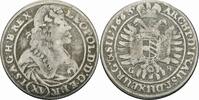 RDR Schlesien 15 Kreuzer RDR Schlesien Leopold 15 Kreuzer 1663 GH Breslau Haus Habsburg Höllhuber 63.2.1 -