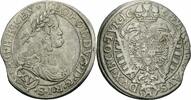 RDR Österreich 15 Kreuzer RDR Österreich Leopold 15 Kreuzer 1664 AC Wien Haus Habsburg Höllhuber 64.3.9 -
