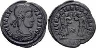 Römisches Kaiserreich Follis Constantius II Follis Siscia 347/8 VICTORIAE DD AVGGQ NN Victorien Kranz RIC 191 -