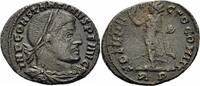 Römisches Kaiserreich Follis Constantinus I Follis Rom 316-317 SOLI INVICTO COMITI Sol Invictus RP RIC 57 / 1 -