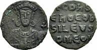 Byzanz Follis Byzanz Constantinus VII Porphyrogenitus Follis Loros Akakia Globus Sear 1761 -