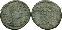 Römisches Kaiserreich Follis Constantius II Follis Siscia 347 VICTORIA AVGG Christogramm Stern RIC 180 /5 - S -