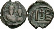 Byzanz 12 Nummi Byzanz Heraclius Æ 12 Nummi Alexandria Dodekanummion Constantinus Kreuz Sear 853 -