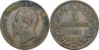 Italien 5 Centesimi Italien Vittorio Emanuele II. 5 Centesimi 1861 M Mailand Kupfer Italia KM # 3.2 -