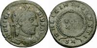 Römisches Kaiserreich Follis Licinius I Follis Arles 321 D N LICINI AVGVSTI / VOT XX Lorbeerkranz SA RIC 229 -