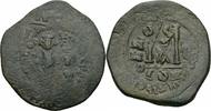 Byzanz Follis Byzanz Heraclius Follis Konstantinopel 614/615 Heraclius Constantinus Sear 805 A -
