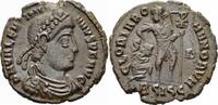 Römisches Kaiserreich Centenionalis Valentinianus I Bronze Siscia 367-375 GLORIA ROMANORVM Labarum RIC 14 (a) xiii -