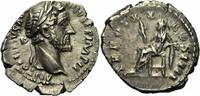 Römisches Kaiserreich Denar Antoninus Pius Denar Rom 156/157 TR POT XX COS IIII Ceres Thron Fackel RIC 259 -