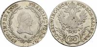 Österreich 20 Kreuzer Österreich Kaiserreich Franz II 20 Kreuzer 1808 A Wien Habsburg ANK 42 -
